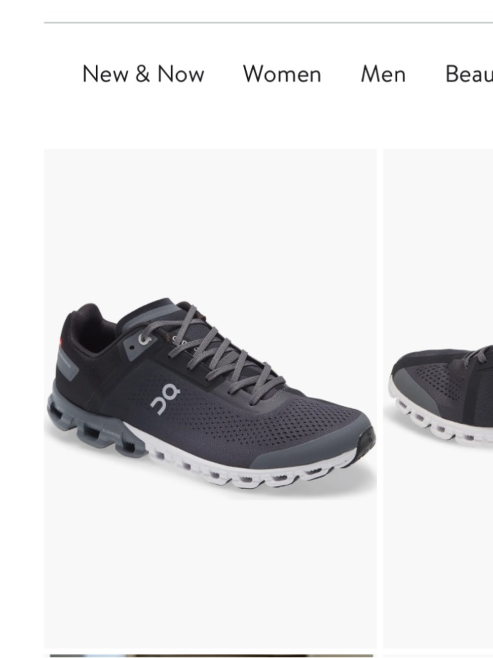 On Running Men's Cloud Runner - Charcoal/Light Gray Size 12